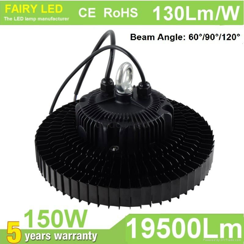 130Lm/W UFO 150W LED High Bay Light 200W 100W  60W 5