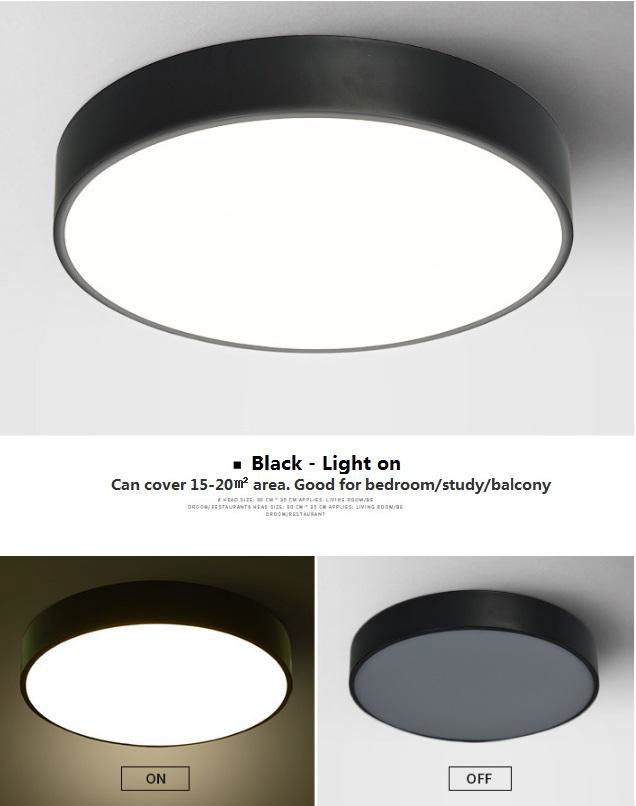 Modern Round LED Ceiling Light 12W 20W 28W 36W 48W 54W 60W 4