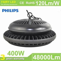 50W 100W 150W 200W 300W 400W UFO LED High Bay Light 3030SMD 120Lm/W AC85-265V
