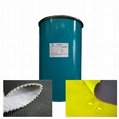 PUR hot melt adhesive for fabric to membrane lamination