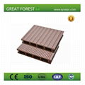 Good Price recyclable non-fading nature color wood plastic composite flooring 4