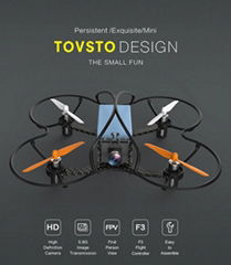 TOVSTO Mini Drone 6CH RC Drone Quadcopter with HD Camera for Kids