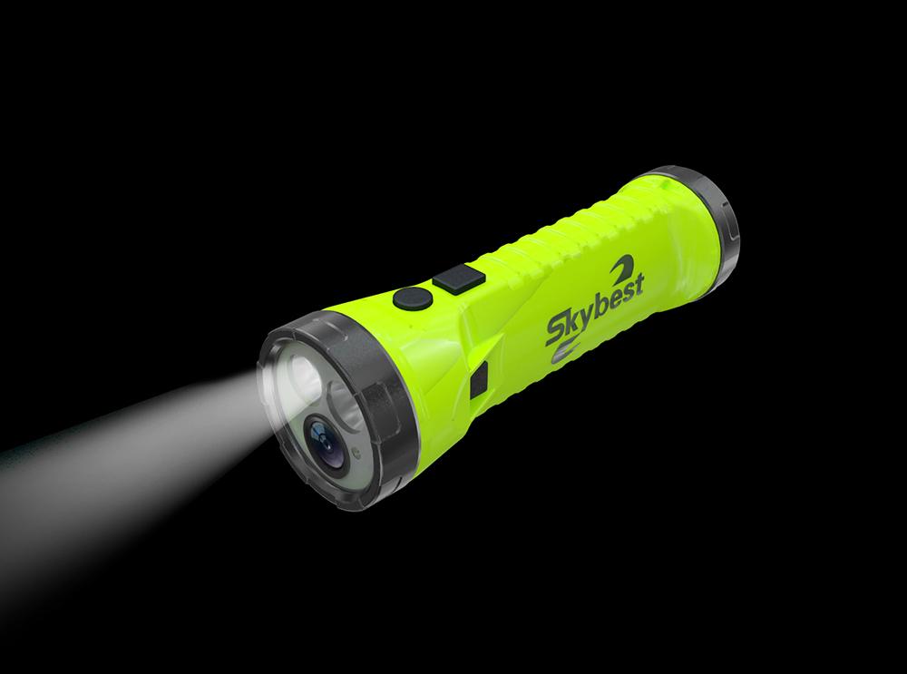 SKYBEST 160 Lumen 3 Modes 1080P HD Flashlight Camera SKY-P3 2