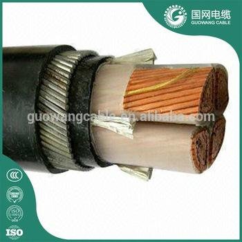0.6/1KV 2C 2x95mm2,2x120mm2 cu/xlpe/swa power cable price/for UG 3