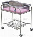 POLY hosiptal furniture,baby bed, bedside cabinet, ward screen, medical stool