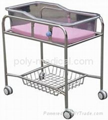 POLY hosiptal furniture,baby bed, bedside cabinet, ward screen, medical stool