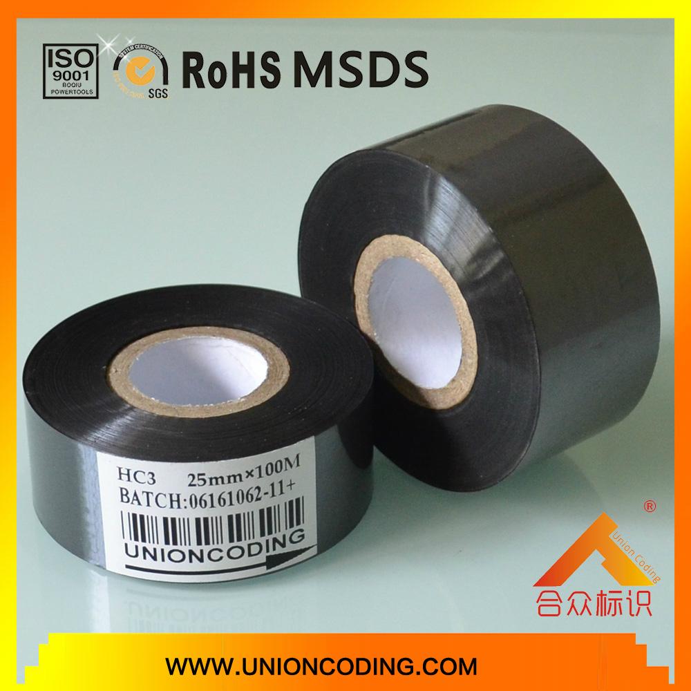  HC3 type Black color 25mm hot stamp coding foil