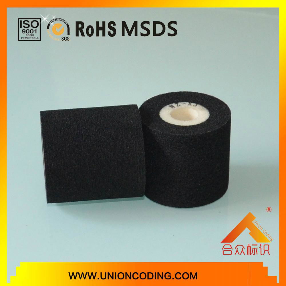 Diameter 48*55 Black color HZXJ type hot melt ink roll