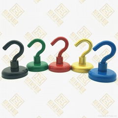 Customized Colorful Pot Magnet with Hook Strong Magnet