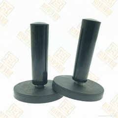 Black Rubber Coated Magnet with Bakelite Handle