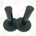 Black Rubber Coated Magnet with Bakelite Handle 4