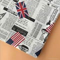T032 55%L and 45%C UK flag linen cotton jacquard fabric 5
