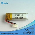 Bluetooth speaker Li-ion polymer battery 350829 3.7v 60mah lipo battery