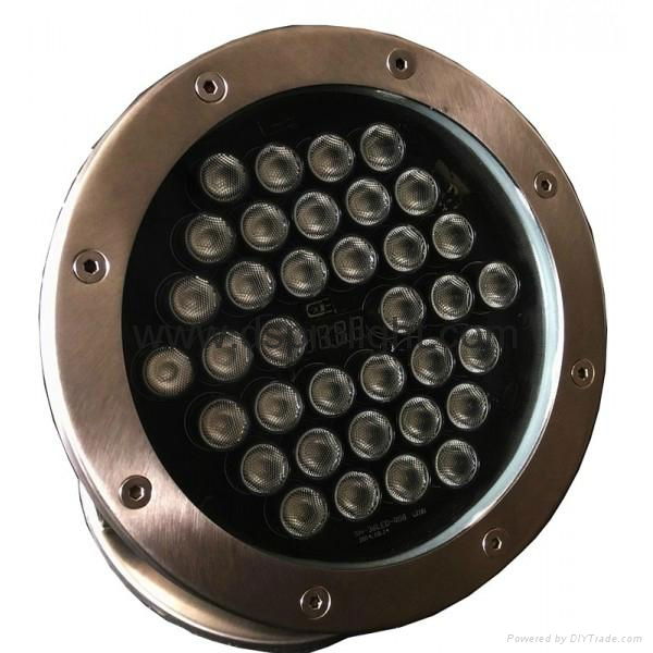 36pcs 1W rgb Dmx LED underwater light 