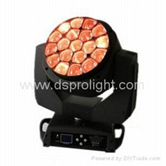 19 zoom LED moving head wash light