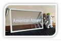 Single Color Transparent Glass LED Sign Open Close Sign Indoor