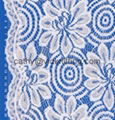 Off White Scalloped Lace Fabric by the