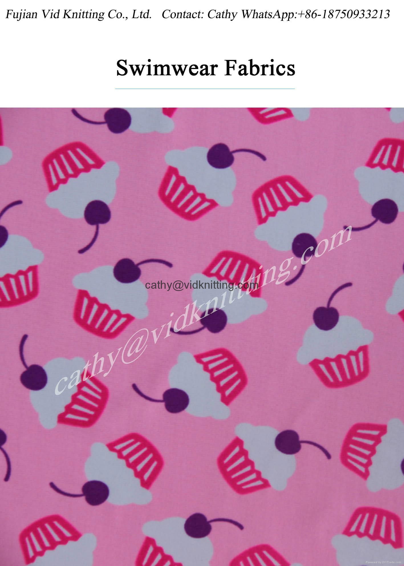 Nylon Lycra Swimwear Fabric VID (China Manufacturer) Printed and