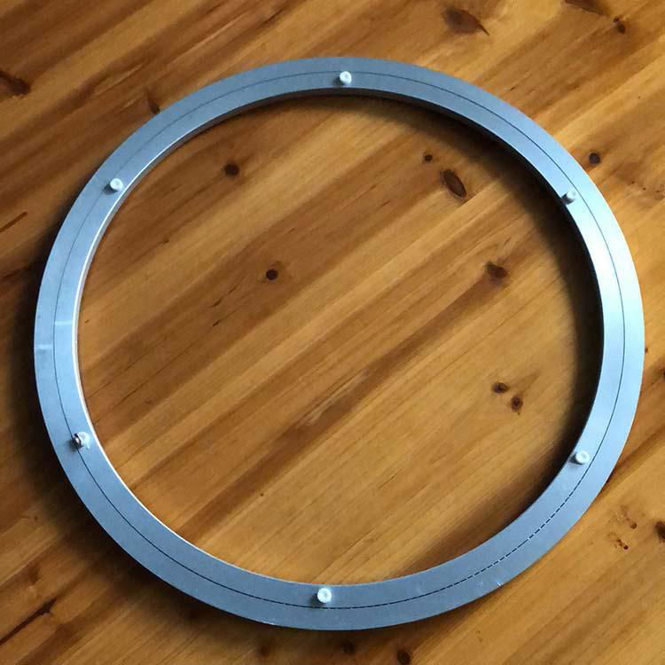 20 inch Aluminium double ring lazy susan bearing Funiture Hardware