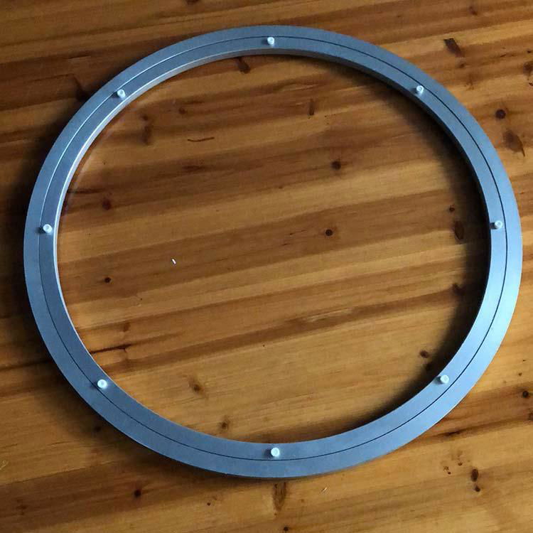 600mm Aluminium Swivel Plate Slewing Swivel bearing For Furniture Parts