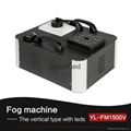 1500Watt RGB Color LED Vertical Smoke Fog Machine