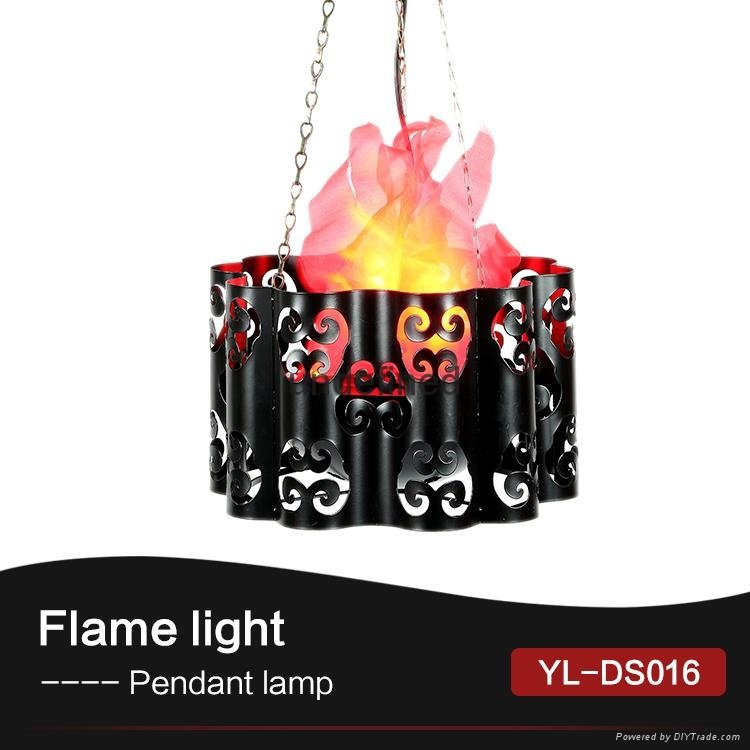 Professional Fake LED RGB Flame Light Decorative Party 2