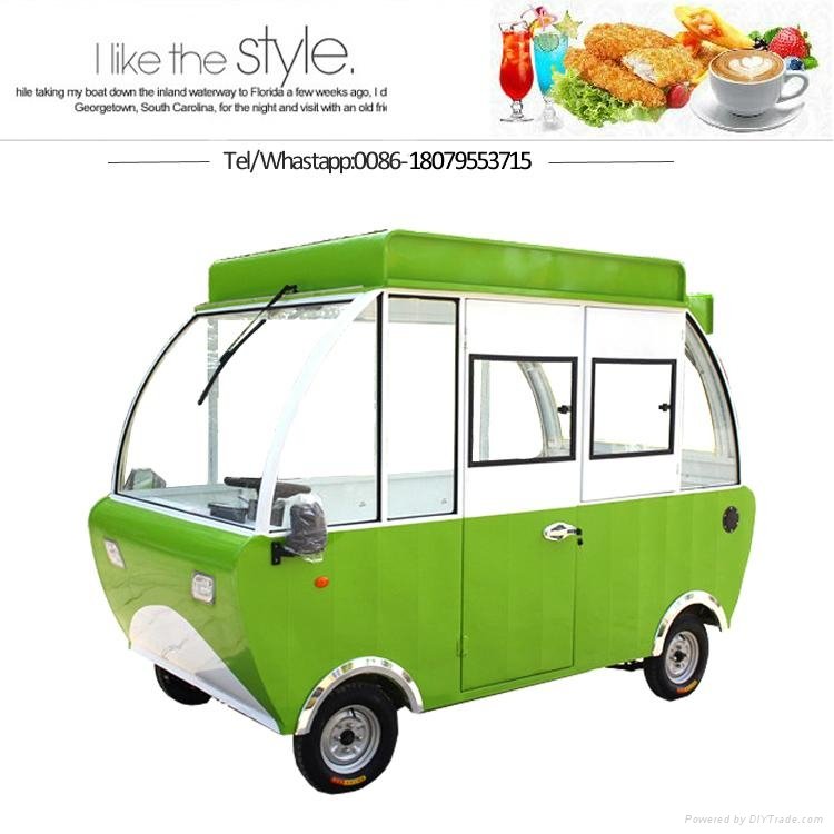 Street food bike new cargo frying mobile canteen van 2