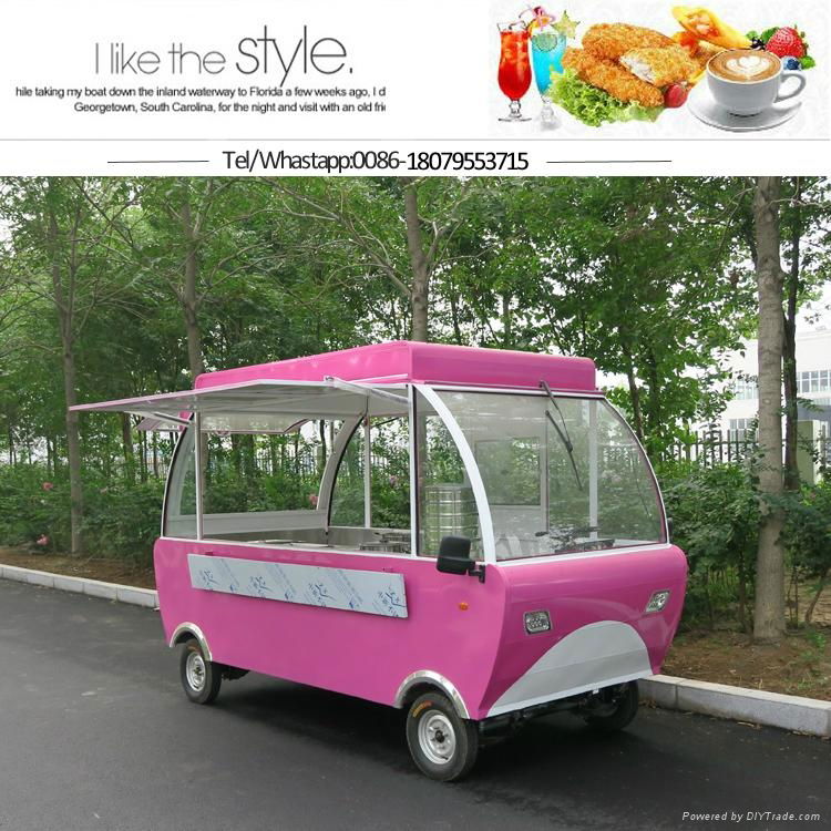 Street food bike new cargo frying mobile canteen van 3