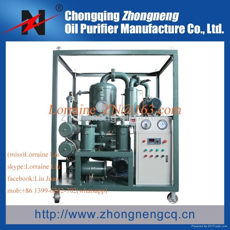 Double-Stage Highly Effective Vacuum Insulating Oil Purifier Series ZYD