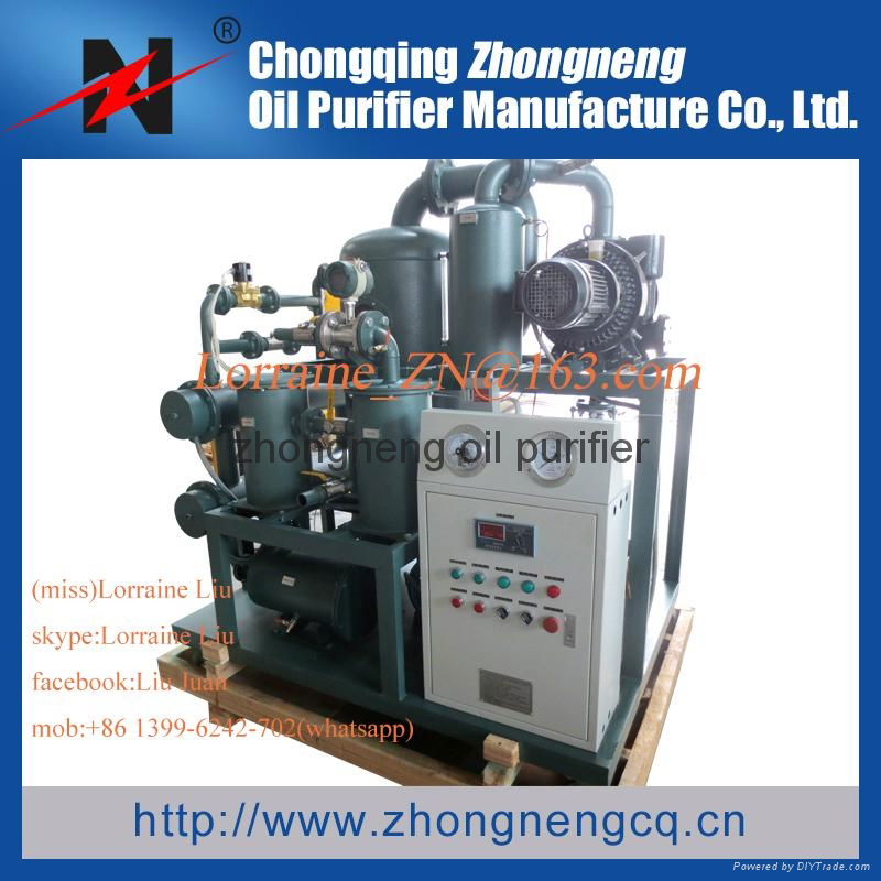 Zhongneng Vacuum Lubricating Oil Purifier Series TYA 4