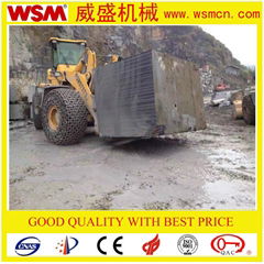 52 tons The biggest wheel loader in China for block handler