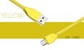 Veaqee datamicro usb cable colorful micro usb TPE +PC data cable usb data cable 4