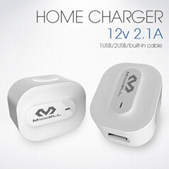 Veaqee manufacturer UK USB travel Charger private mould of a series of 1USB/2USB