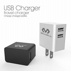 USB built-in Micro Cable EU/US Plug cell