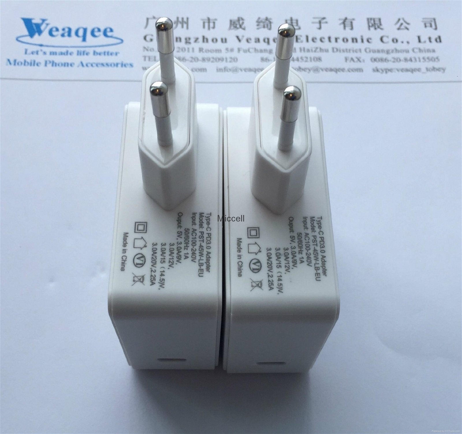 Type-c PD3.0 ADAPTER TYPE C 45W CHARGER  QC3.0 FAST CHARGER 2