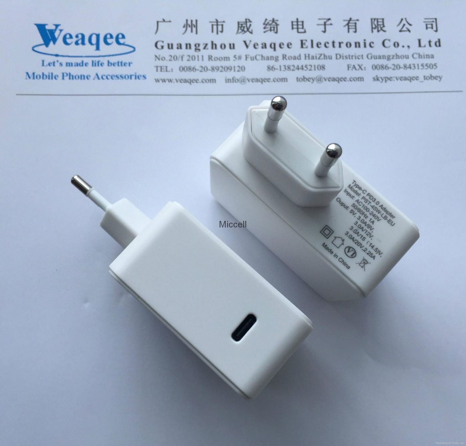 Type-c PD3.0 ADAPTER TYPE C 45W CHARGER  QC3.0 FAST CHARGER 4