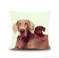 Wholesale Latest Design Animal Pillow Cover Custom Printed Linen Cushion Cover 1