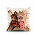 Wholesale Latest Design Animal Pillow Cover Custom Printed Linen Cushion Cover 5