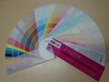 Building paint color shade card with 258 colors universal type