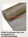 HT800 Fiberglass fire blanket roll  1mm 1