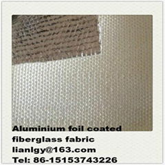 Aluminium foil coated fiberglass fabric 