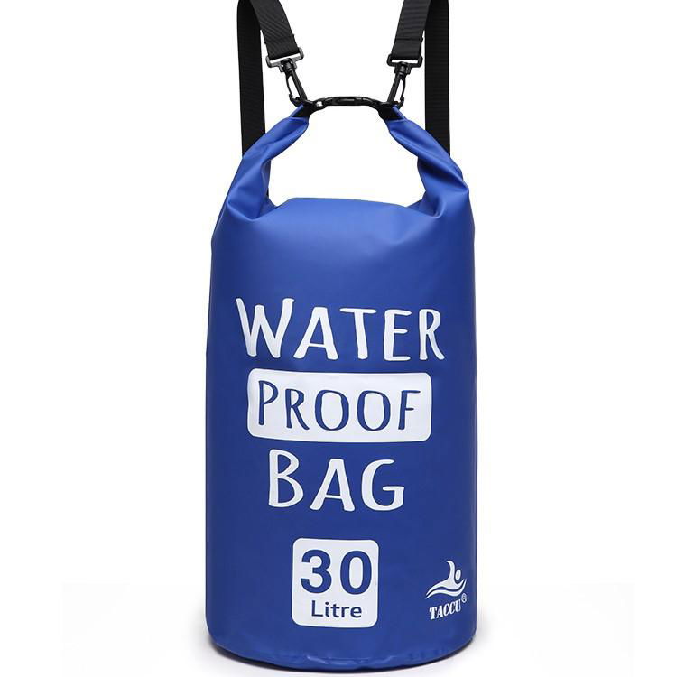 Outdoor waterproof Dry bag 30Ligh quality polyester travel foldable backpack 3