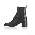 Parrcen Genuine Leather Ankle Boots