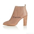 Parrcen Women's Dress Ankle Boots with Genuine Leather