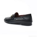 Women’s Black Genuine Leather Flat Shoes Manufacturer in China 3
