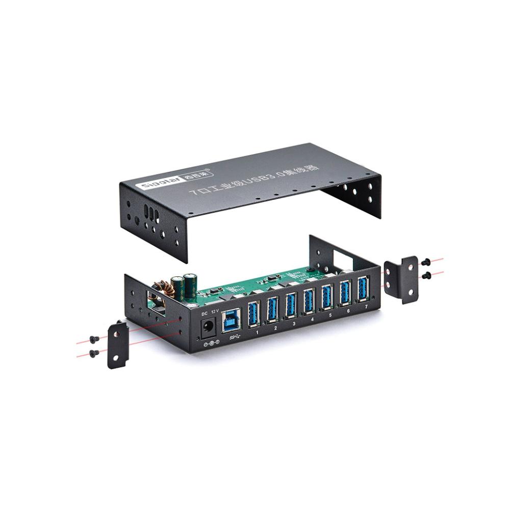 西普萊HUB集線器 7口USB3.0分線器 4