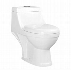 washdown one piece toilet water closet for South America market 