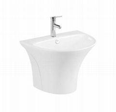 Hot selling Bathroom wall hung washing hand basin