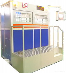 Hot-runner molding die polishing machine