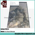 4mm Decorated antique mirror bronze